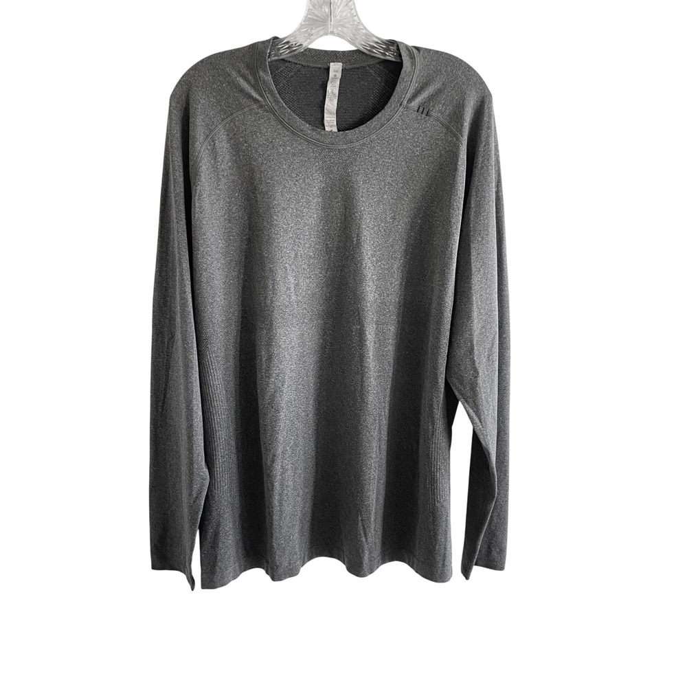 Lululemon Metal Vent Tech Long Sleeve Shirt Mens XXL Grey Heathered Training Top